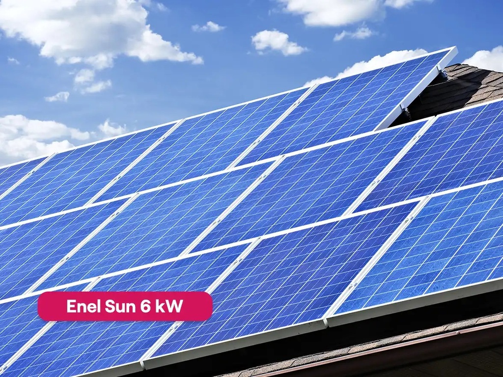 Impianto fotovoltaico da 6 kW - Enel Sun - installazione inc 2