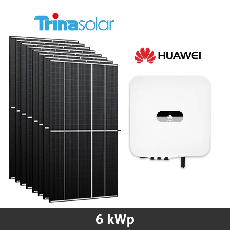 Fotovoltaico Huawei 6 kW - installazione e allaccio chiavi in mano