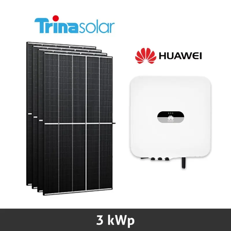 Fotovoltaico Huawei 3 kW - installazione e allaccio chiavi in mano