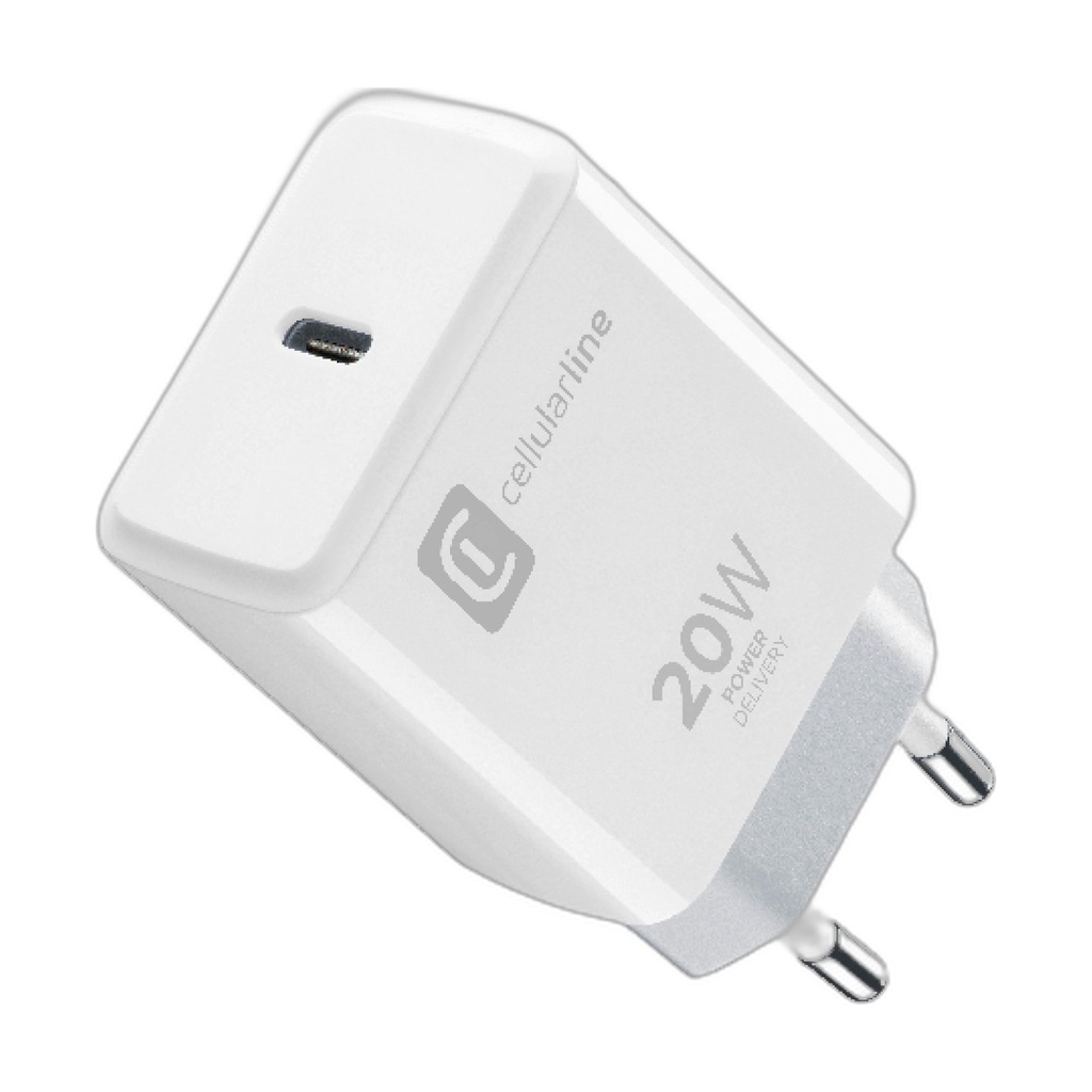 Cellularline USB-C Charger 20W Bianco