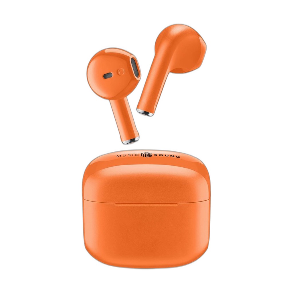 Cellularline MUSIC SOUND SWAG Wireless Earphones Arancione