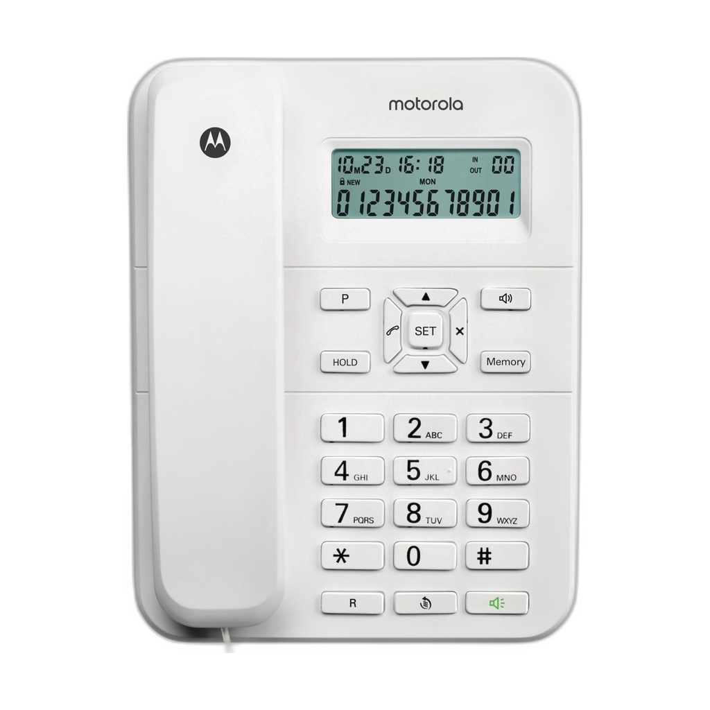 Motorola Corded Display CT202 Bianco
