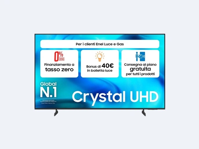 Samsung TV Crystal UHD 4K 43 U8000H
