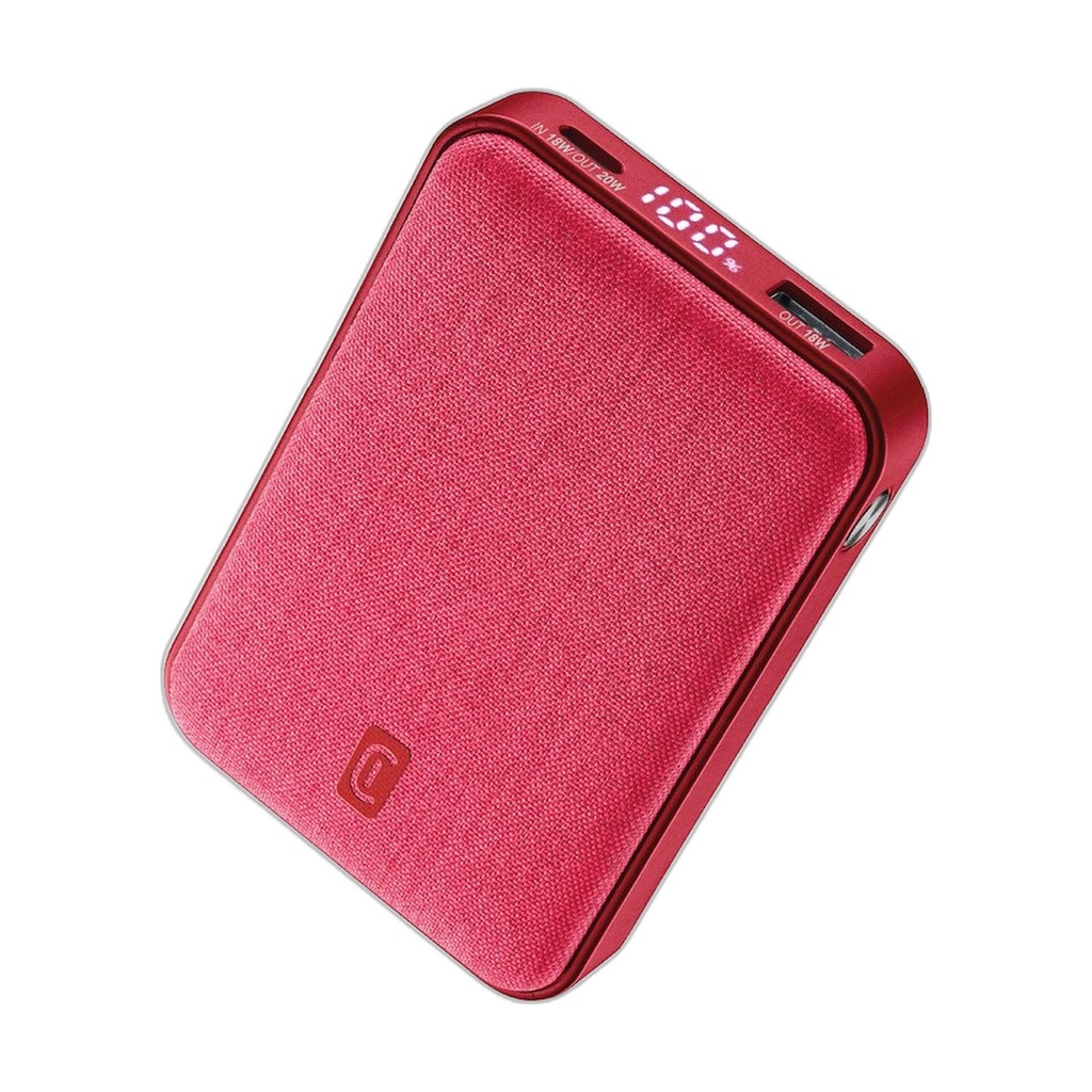 Cellularline POWER BANK GLAM 10000 Rosso