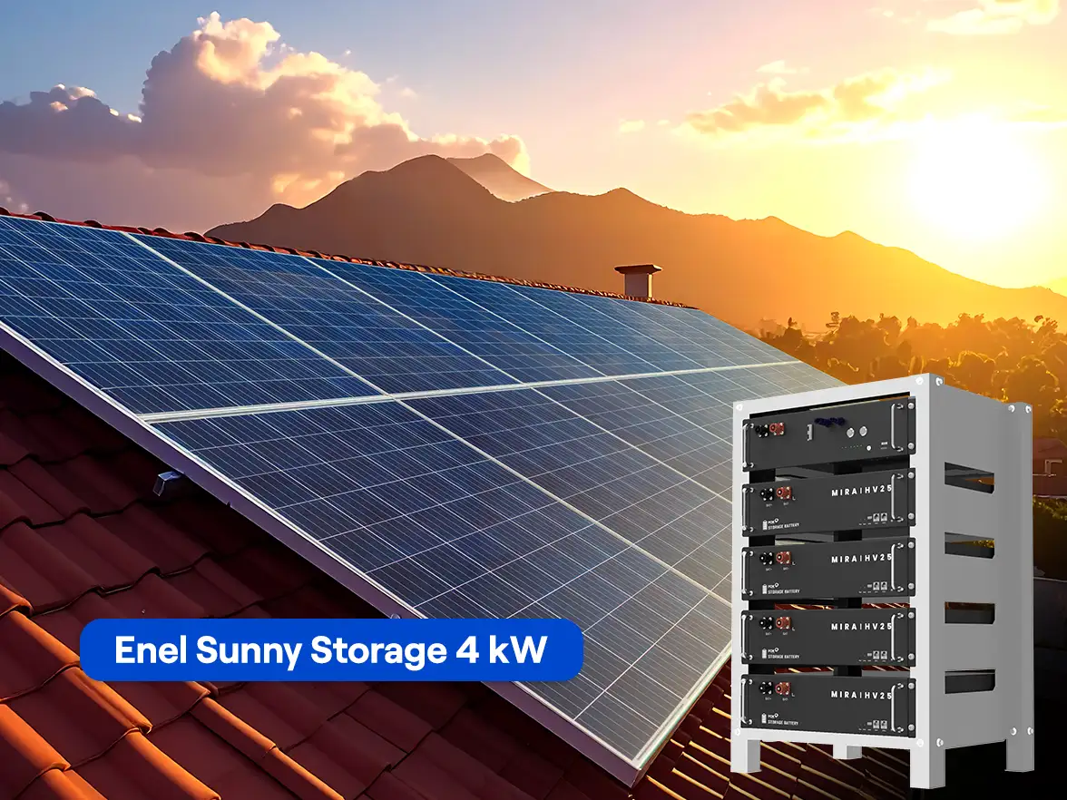 Fotovoltaico con Accumulo 4 kW + 5 kWh - Enel Sunny Storage