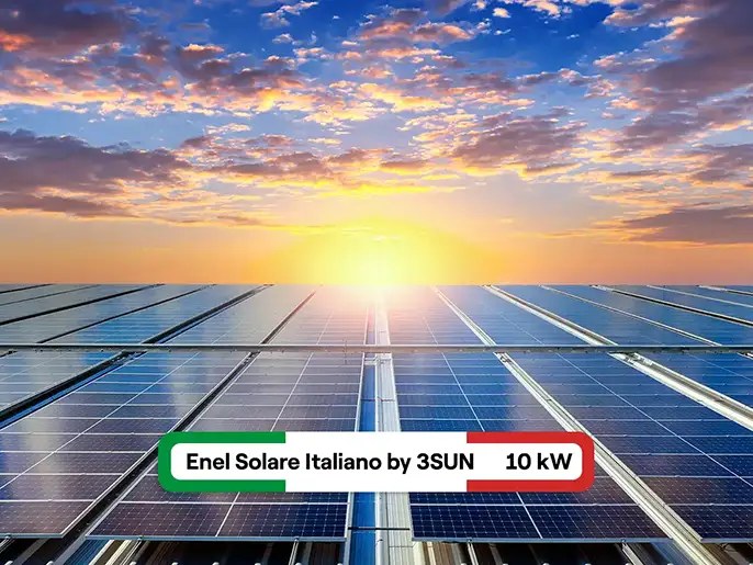 Fotovoltaico Enel Solare Italiano by 3SUN 10 kW - installazione inclusa