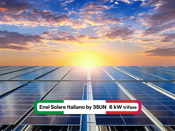 Fotovoltaico Enel Solare Italiano by 3SUN 6 kW trifase - installazione inclusa