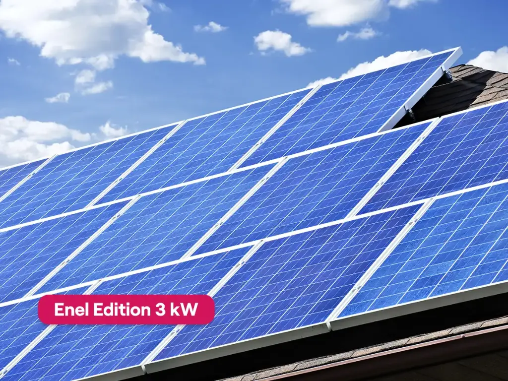 Fotovoltaico ENEL 3 kW SUN Edition INSTALLAZIONE CHIAVI IN MANO