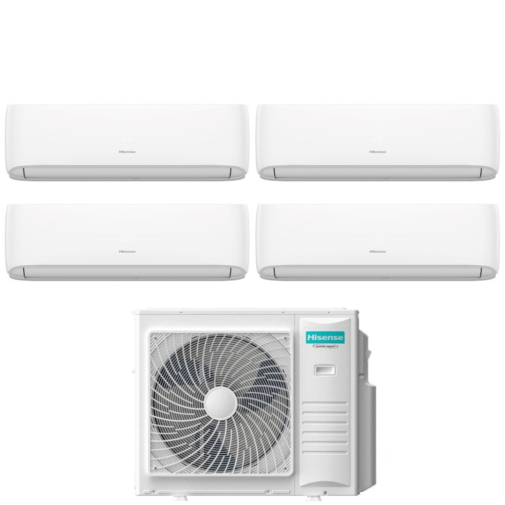 Clima Hisense Hi-Comfort Quadrisplit 9000+9000+12000+12000 BTU INSTALLAZIONE INCLUSA
