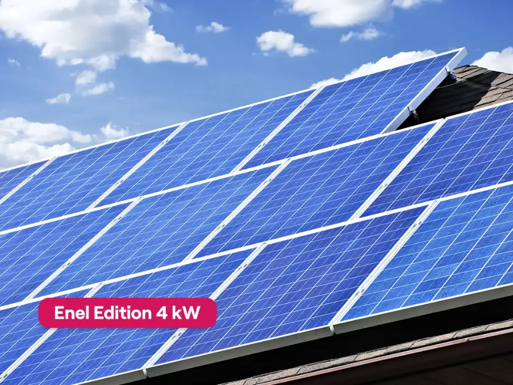 Fotovoltaico ENEL 4 kW SUN Edition INSTALLAZIONE CHIAVI IN MANO