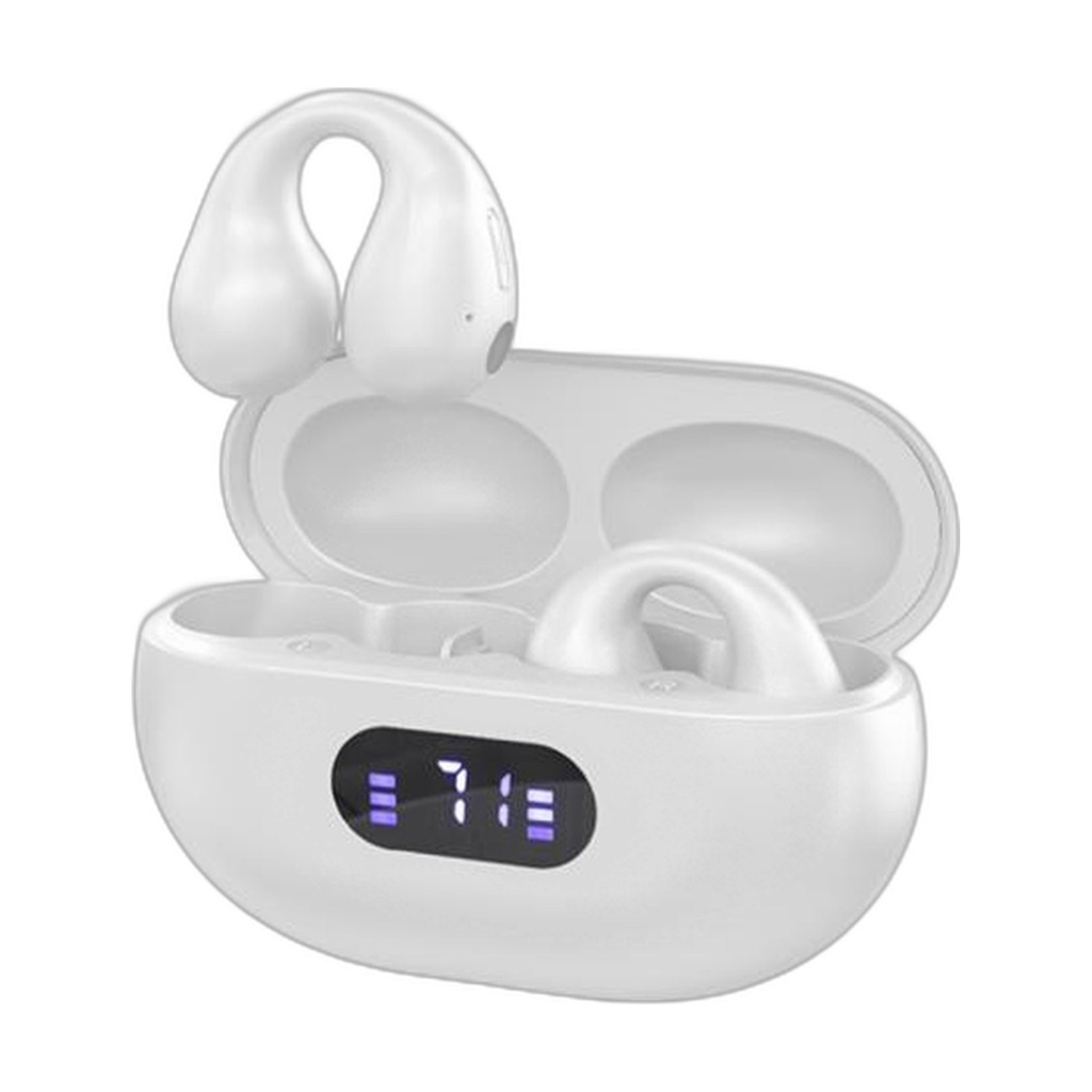 Saiet Cuffie Wireless Ear Cuff Bianco